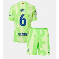 Barcelona Paez Gavi #6 Replica Third Minikit 2024-25 Short Sleeve (+ pants)